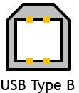 1USB Type B